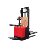 Apiladores eléctricos con plataforma y protecciones laterales PRO - fondo transparente