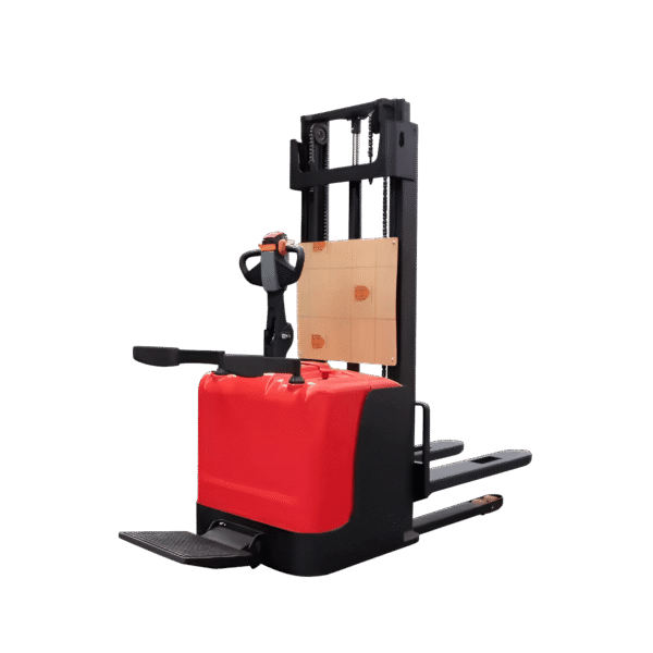 Apiladores eléctricos con plataforma y protecciones laterales PRO - fondo transparente