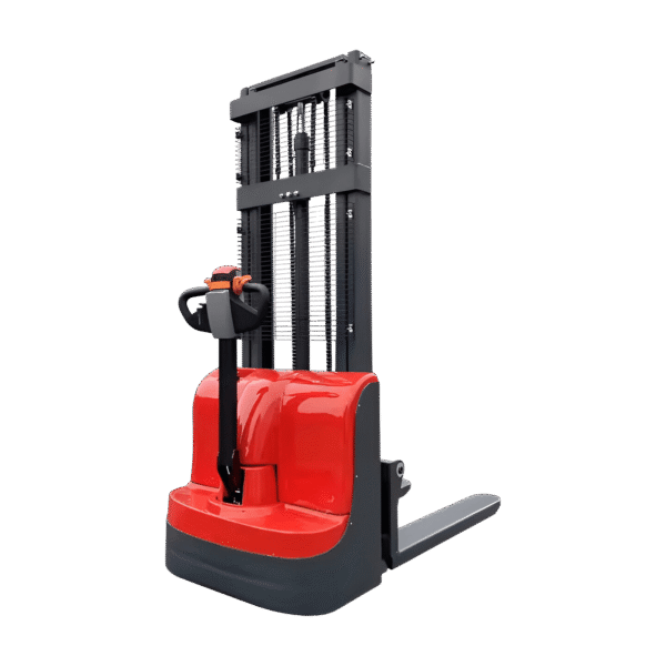 Apiladores eléctricos con timón central - fondo transparente