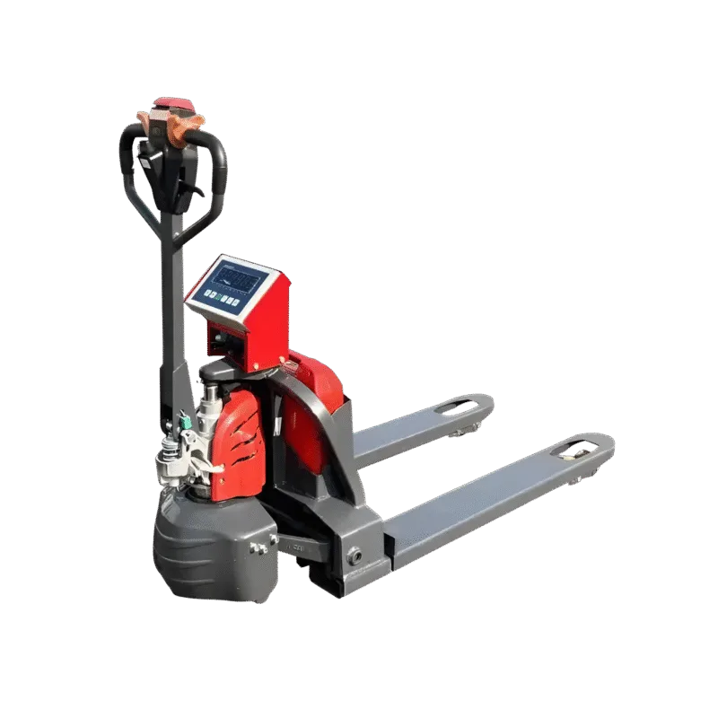 Transpaletas eléctricas con báscula - fondo transparente