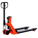 Transpaletas manuales con báscula - fondo transparente