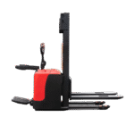 Apilador eléctrico con plataforma y protectores laterales PRO ES-A01P-...PP 2 - fondo transparente