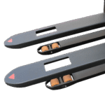 Apilador eléctrico con plataforma y protectores laterales PRO ES-A01P-...PP 4 - fondo transparente