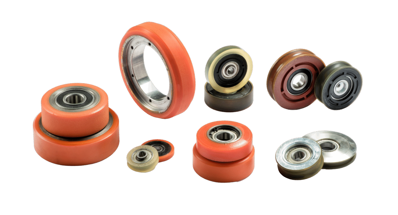 Tipos de ruedas para transpaletas manuales y eléctricas. Cuál elegir - fondo transparente